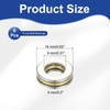 PATIKIL Thrust Ball Bearings 8x16x5 mm, 6 Pcs Chrome Steel