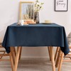 BALCONY & FALCON Rectangular Table Cloth Wipe Clean Faux Linen
