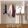 ZEDODIER 2 Pack Scarf Organizer Scarf Hanger for Closet, Rotatable