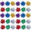 50Pcs Mini Mixed Color Christmas Gift Bows, Gift Wrapping Supplies,