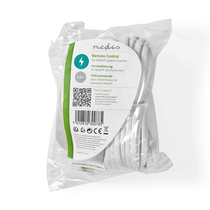 NEDIS PIMSRC05WT Power Inverter Remote Control for Modified Sine Wave