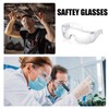 ZPSCXQ 4 Pack Safety Goggles, Protective Glasses for Adults, Clear