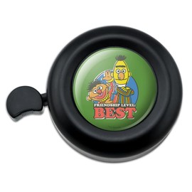 GRAPHICS & MORE Sesame Street Bert and Ernie Friendship Level: Best Bicycle Handlebar Bike Bell