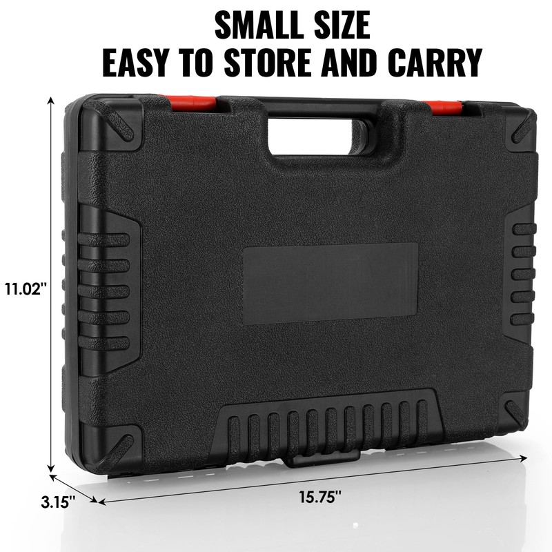 TLGREEN 218 Piece Tool Kit, Tool Set Mechanics Kit, Portable