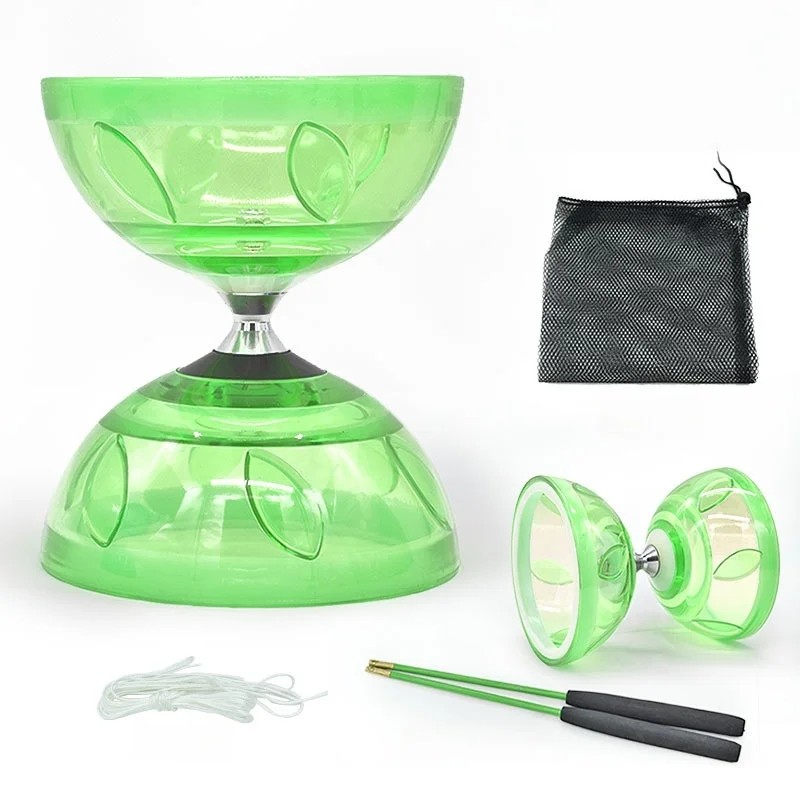 Portable Diabolo Set for Outdoor Play – Beginner-Friendly Soft Rubber