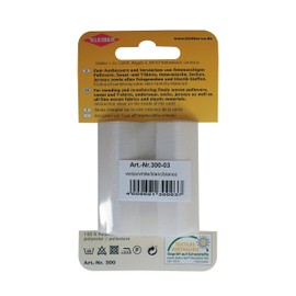 Kleiber Iron On Elasticated Clothing Repair Tape, 40cm x 6cm, White