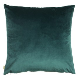 Evans Lichfield Midnight Garden Aquilegia Cushion Cover, Teal, 43 x 43cm
