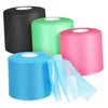 Hohopeti 4rolls Elastic Sponge Skin Mask Pre Wrap Tape Training