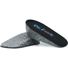 Dr.Foot - Zapata para pies, negro, 1.4" Height