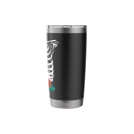 Thanksgiving turkey in ribcage skeleton Xray Stainless Steel Insulated Tumbler