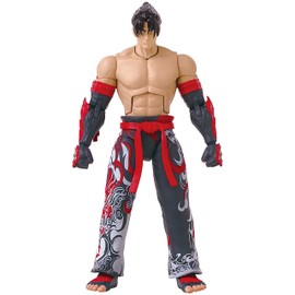 BANDAI Game Dimensions Tekken Jin Kazama Action Figure | 17cm Jin Kazama Figure With 17 Points Of Articulation And Accessories Based On Tekken Video Games | Action Figures Girls And Boys Toys