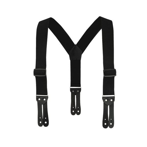 Welch Tuff Stuff Y-Back Button Work Suspenders - 2 Inch