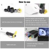 RJ45 Waterproof Connector, IP67 Industrial Ethernet Jack with Plug Dust