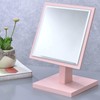 ZJMTOCYU Charming 9.5" Tall Pedestal Make-Up Mirror for Self-Care Rituals,