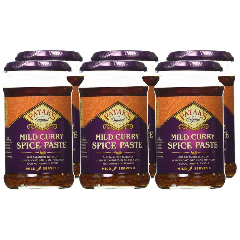 Patak's Curry Paste Mild, 10-Ounce Jars (Pack of 6)