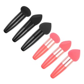 Beavorty 6pcs Beauty Pen Set Makeup Sponge Brush for Dry Wet Cosmetics Multipurpose Makeup Tools Travel Size