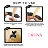 Donna Collection Pillow Satin Rollers, Black
