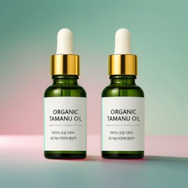 Tamanu Oil Soothing Trouble Sensitive Facial Traces Soothing Care Sensitive Facial Oil 30ml x 2 / 타마누 오일 진정 트러블 민감성 페이셜 흔적 진정 케어 민감성 페이셜 오일 30ml 2개