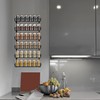 SWOMMOLY Adjustable Wall Mount Spice Rack Organizer, 12-Tier Dual-use (Multi-use)