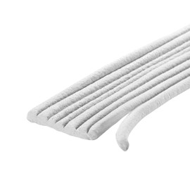 M-D Building Products Replaceable Caulk Cord Weatherseal: Quick and Effective Solution for Sealing Small Gaps, Cracks, and Protecting Against Drafts and Moisture (71505) (White) (30 ft)