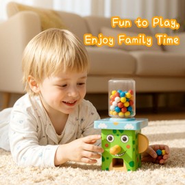 MUKESKY Wood Building Kits for Kids, DIY Woodworking Kit, Safe Creative Wooden Toys, Hand-Press Nose Candy Dispenser, Easy to Assemble, STEM Wooden Crafts for Boys & Girls