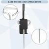 Leriton 2 Pcs Ice Anchor Drill Install Adapter Ice Anchor