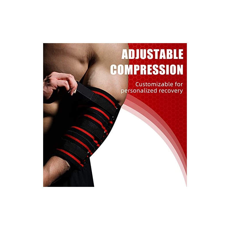 MANUEKLEAR Elbow Sleeves for Weightlifting, Elbow Compression Sleeves for Men,