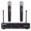 Gemini UHF-02M S12 Dual Wireless Handheld Microphone System - Ch