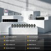 UBAPEV Upgraded 10PCS Wireless LED Strobe Lights with Remote Control