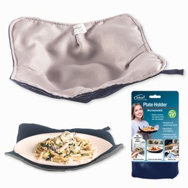 Jokari Microwave Plate Holder Cozy Heat Resistant Microwave Safe Plate Caddy Protects Hands from Hot Dishes Lap and Surface Protector for Leftovers and Reheated Meals