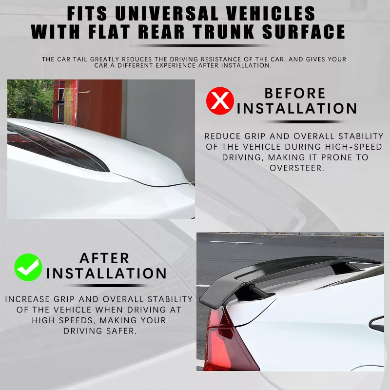 KEEPDSGN For Hyundai Genesis Tiburon Coupe 46" Rear Trunk Spoiler