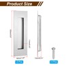 PATIKIL Recessed Finger Flush Pulls 6" 2 Pack Sliding Closet