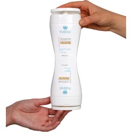 YUDIVA Dual-Chamber Shampoo and Conditioner Set with Shea Butter, 3.3 Fl Oz, TSA Approved
