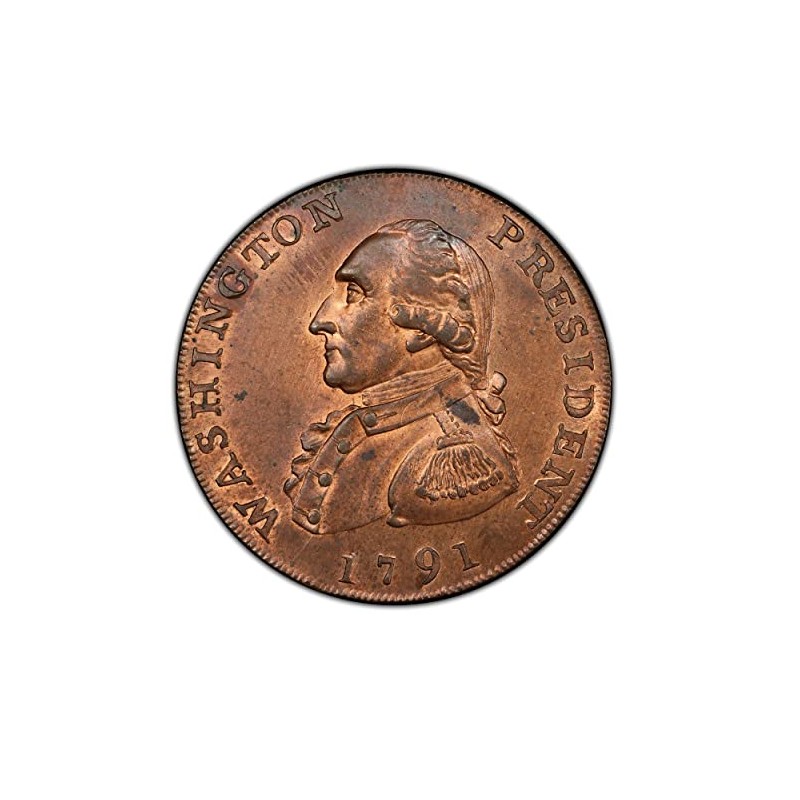 High Quality Replica Historic Coin USA 1791 Washington President Large