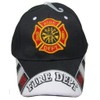 Trade Winds Fire Department Dept Scripture Black Embroidered Cap Hat