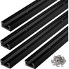SeekLiny T Tracks for Woodworking,4Pcs Aluminum 48 inch Double Cut