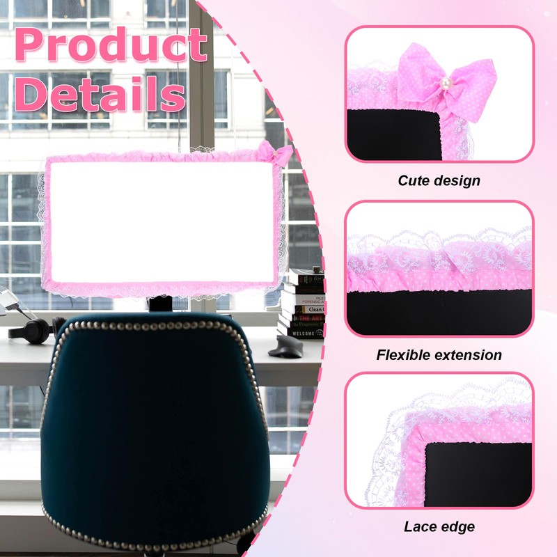 Lovely Computer Monitor Cover 23"-27" Cute Lovely Monitor Dust Cover