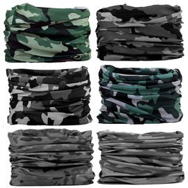 WXDRVT Neck Gaiter Cooling Face Bandana Shield Mask Scarf Cover Seamless Tube Headwear Magic Sport Headband Headwraps for Men Women