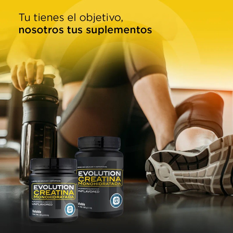 Suplemento en polvo Evolution Nutraceutical Creatina monohidratada x 500g