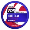 VO5 Hair Matt Clay for All Hair Types, 24h Extra Strong Control with a Matt Finish, 75 ml