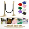 sourcing map Velvet Stanchion Rope 3.28 Ft/1 M, Barrier Rope