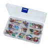 FedMois 30 pcs Fishing Spinner Baits Set with Box Spinners