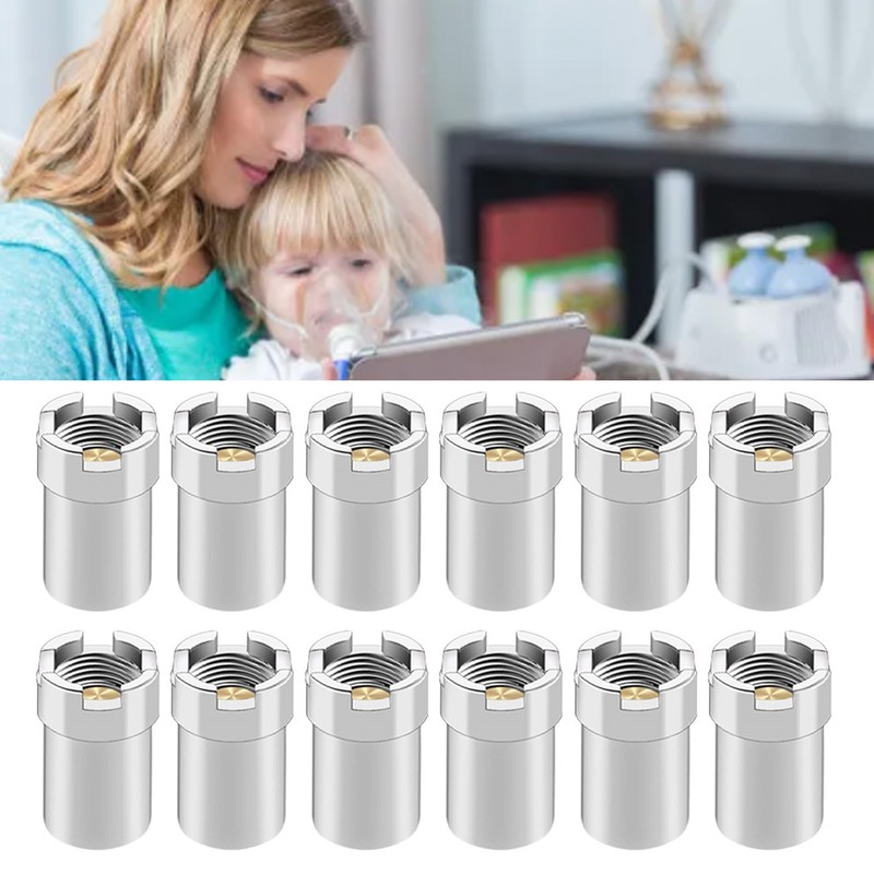 12Pcs Threaded Magnetic Adapter Brass Core Alloy Steel Shell Strong