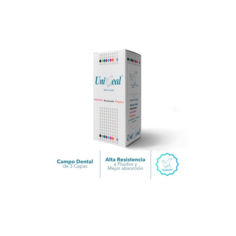 CAMPO DENTAL FIUSHA UNISEAL 125 PIEZAS (BABEROS)
