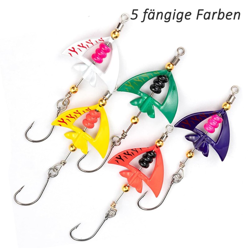 Njord Kalastus Wing Spoons Trout Set 4.5 g UV Active
