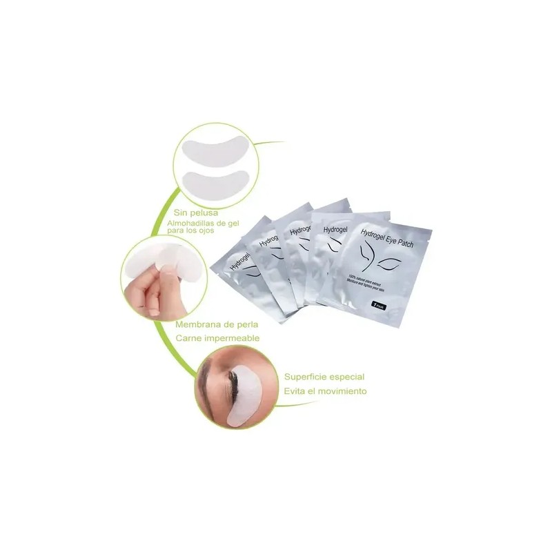 150 Pares Parches Hidrogel Para Extesión De Pestañas Mink Bl
