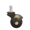 2" Antique Brass Ball Caster Wheel for Office, Executive, &