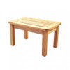 Melody Jane Dollhouse Nude Wood Garden Coffee Table Miniature Wood