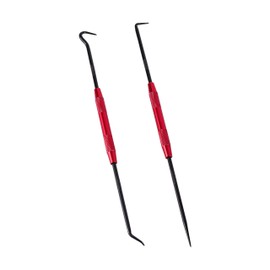 O-Ring and Gasket Pick Set for Seal Removal – 2 Double-Ended Tools with 4 Tip Shapes for Plumbing and DIY Repairs