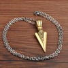 Feilok Men Women Punk Gothic Arrow Arrowhead Tip Arrow Point